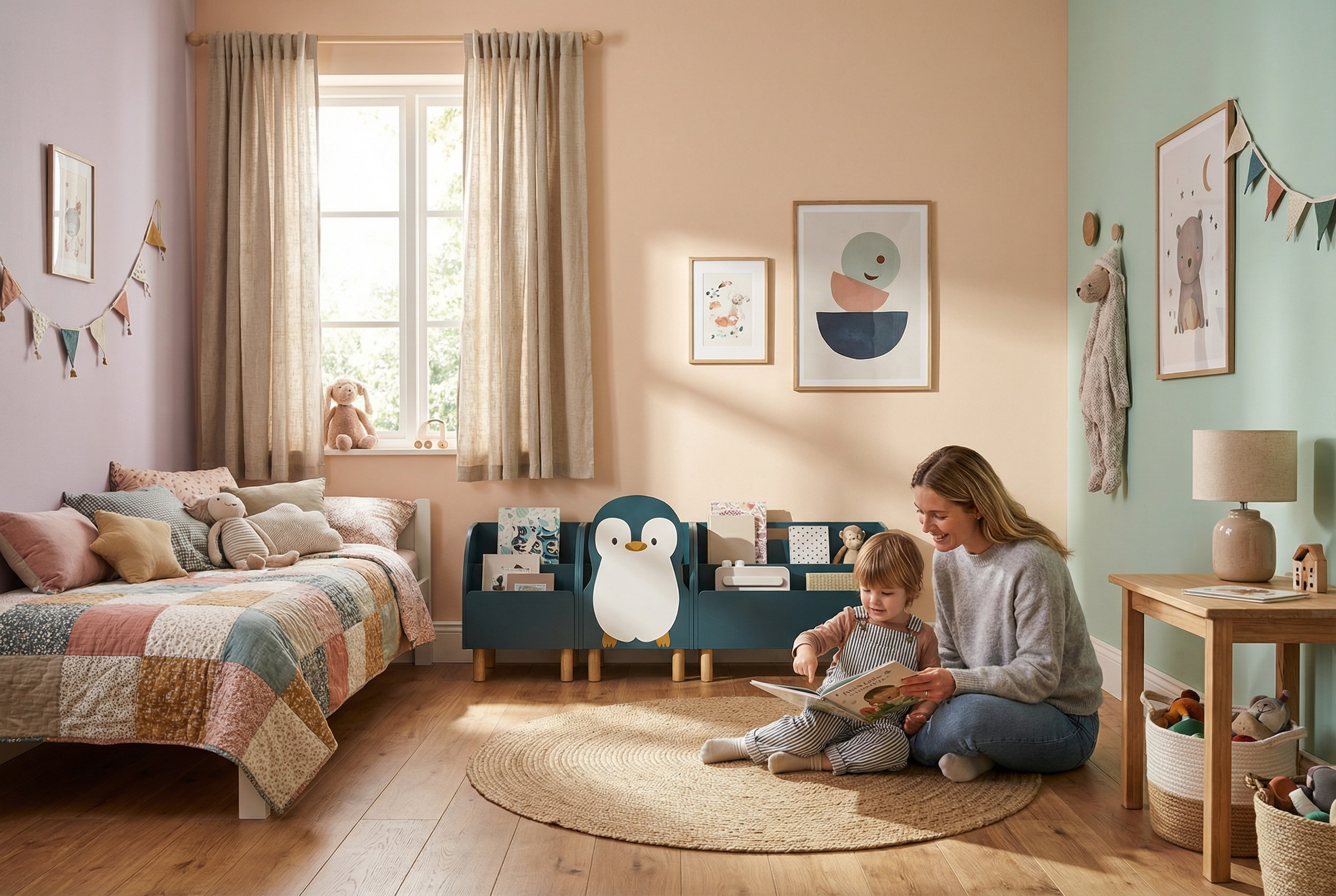 Montessori 3'lü Penguen Kitaplık Seti-Kitaplık-Vuvito-NowShopFun