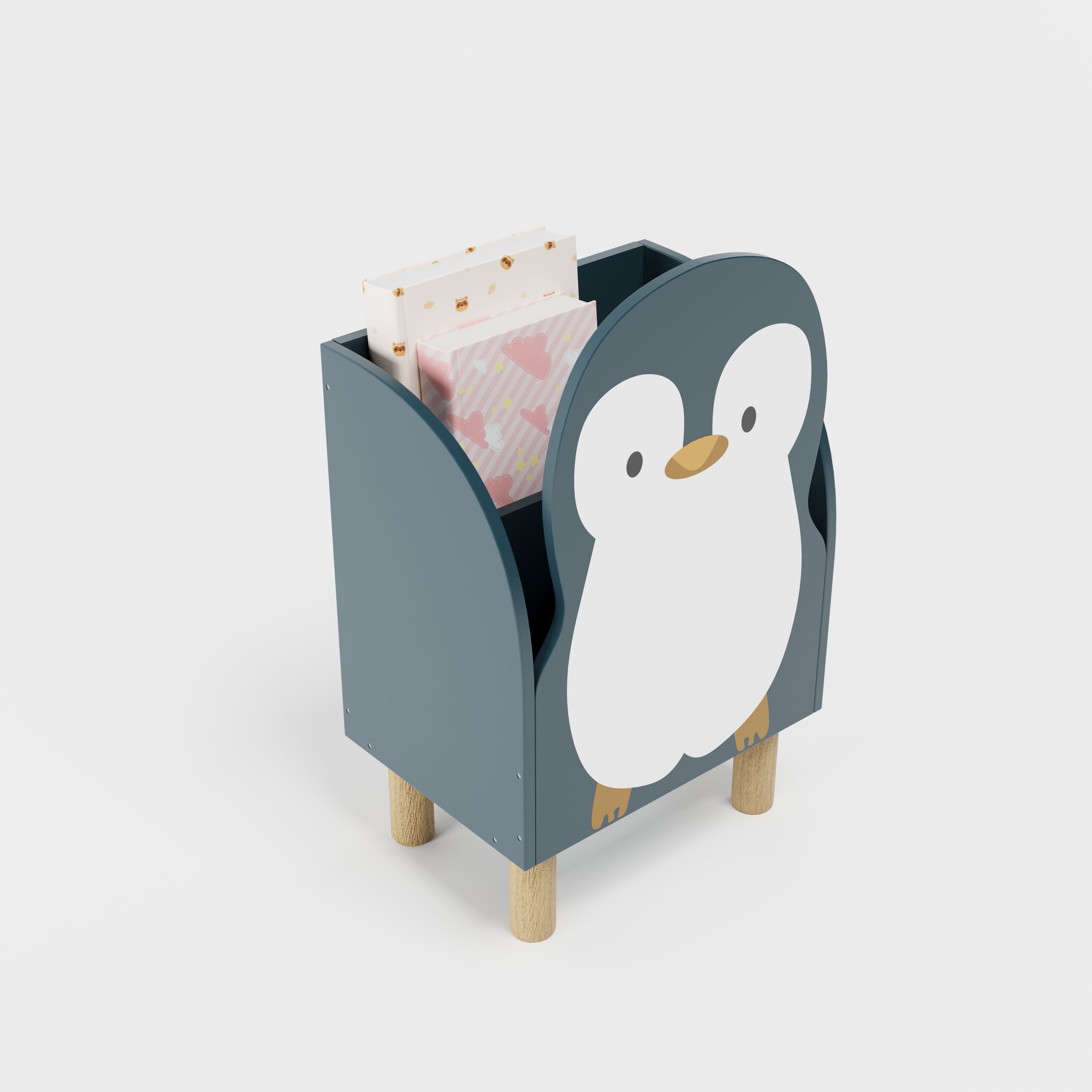 Montessori Penguen Kitaplık-Kitaplık-Vuvito-NowShopFun