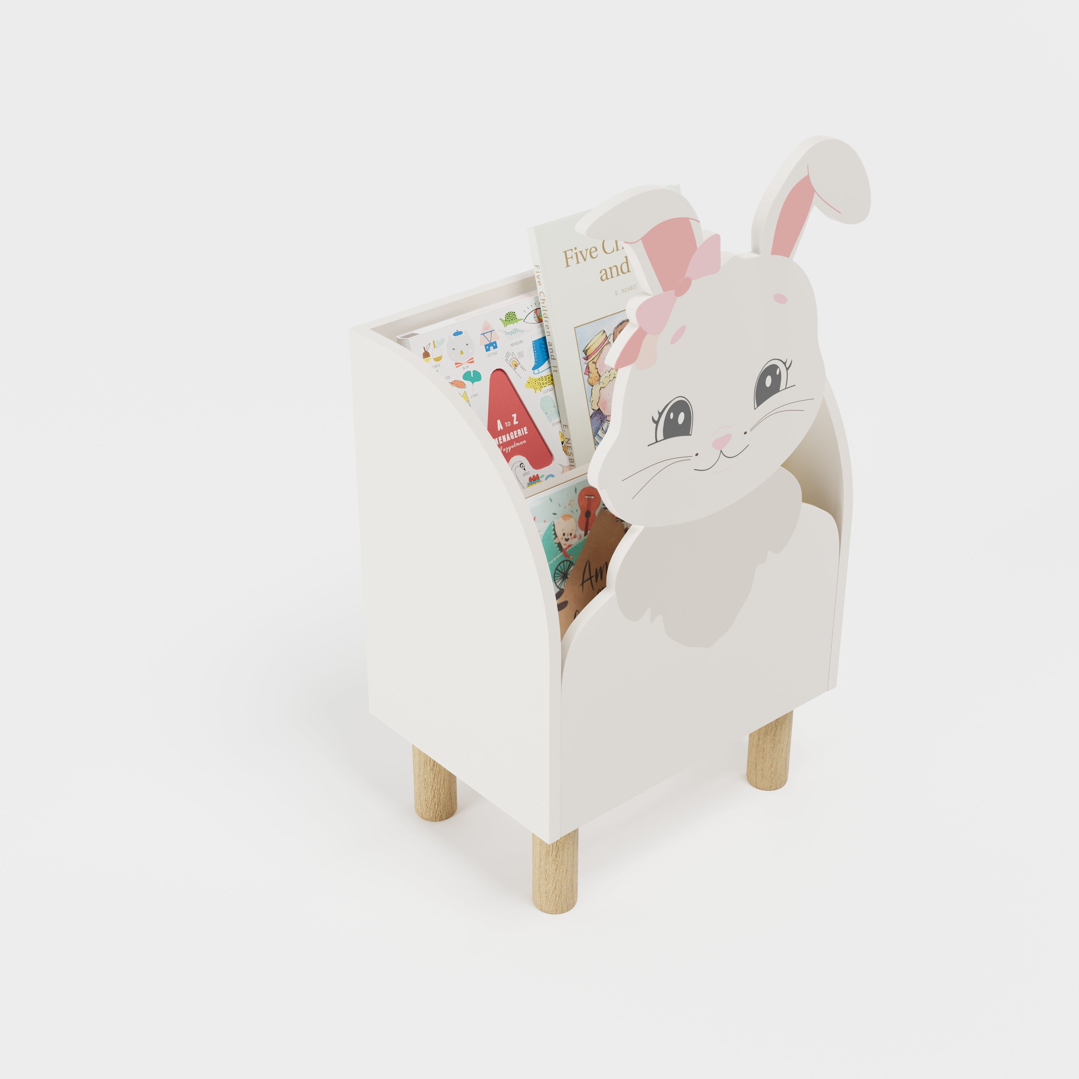 Montessori Tavşan Kitaplık-Kitaplık-Vuvito-NowShopFun