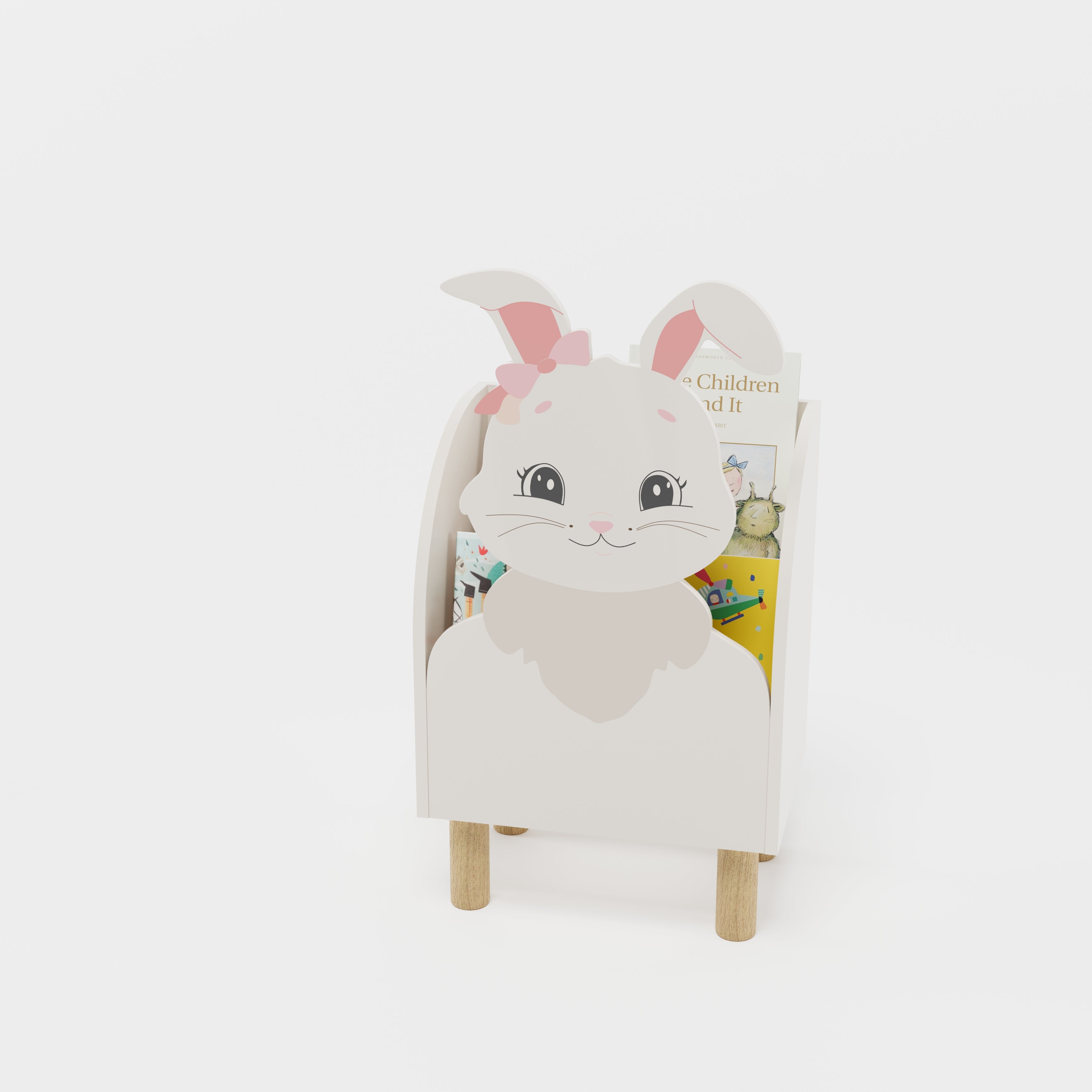Montessori Tavşan Kitaplık-Kitaplık-Vuvito-NowShopFun