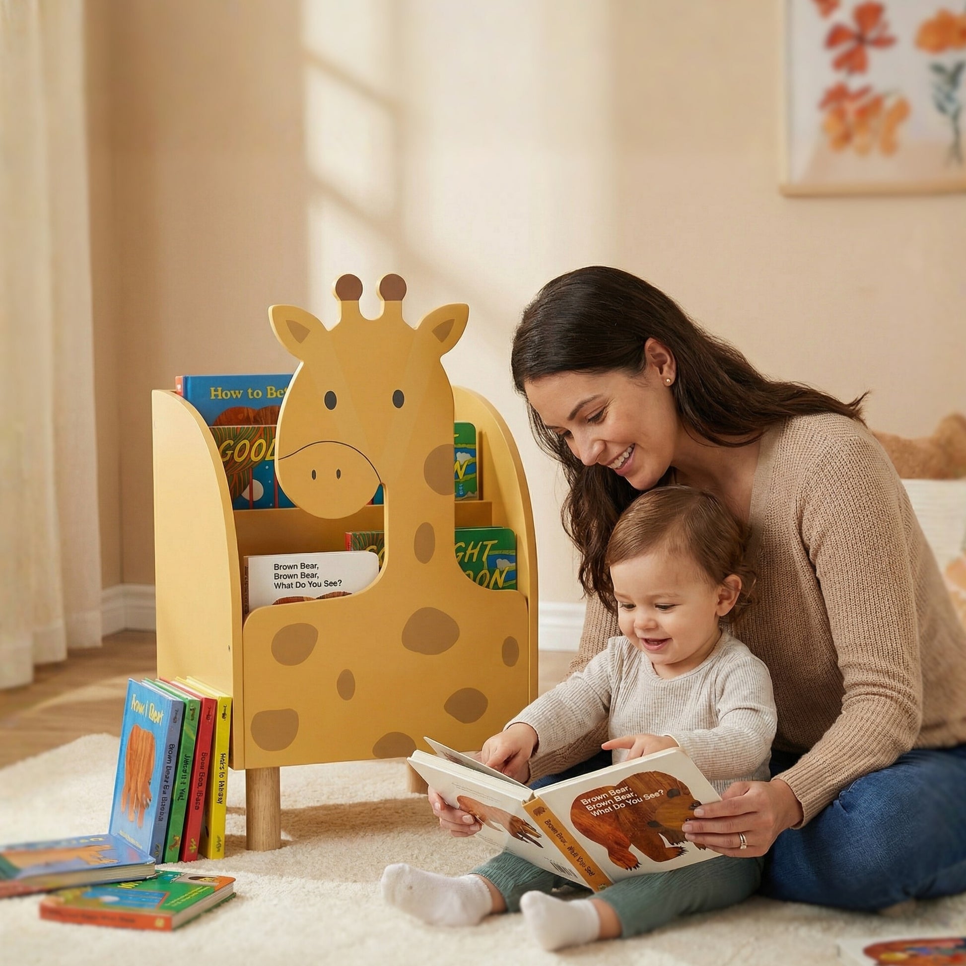 Montessori Zürafa Kitaplık