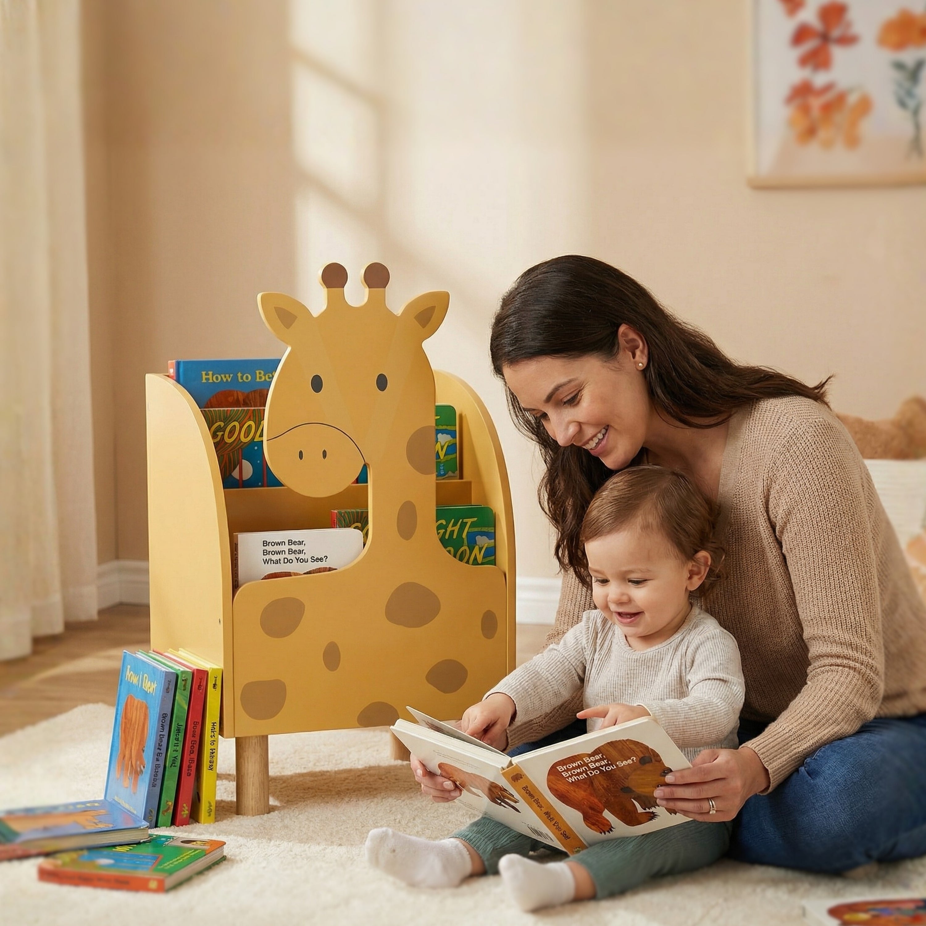 Montessori Zürafa Kitaplık