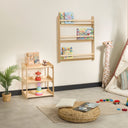 Kuri Montessori Oyuncak Ve Kitap Düzenleyici Raf