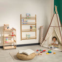 Kuri Montessori Oyuncak Ve Kitap Düzenleyici Raf