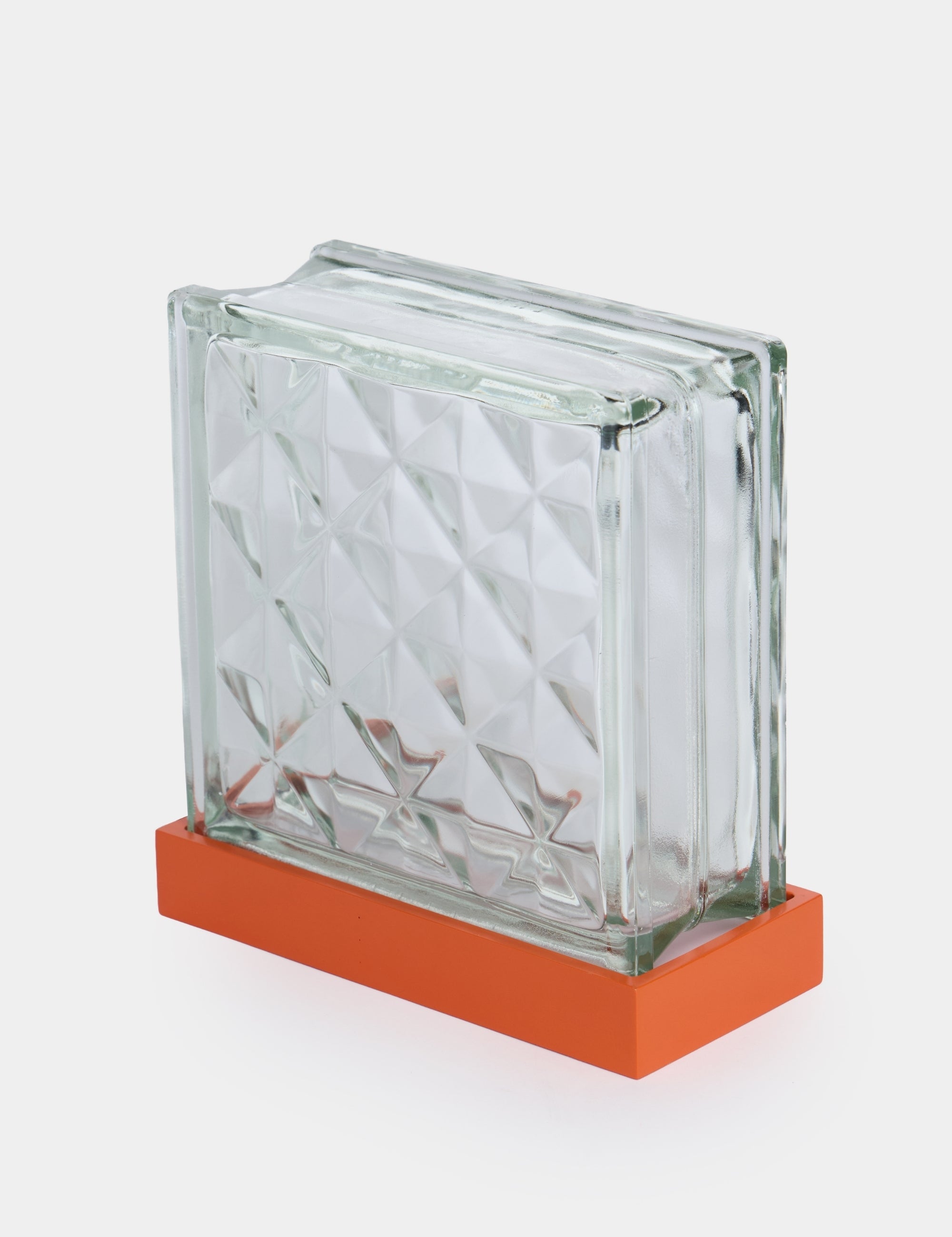 Mood Block Prizma Dekoratif Abajur - Turuncu-Masa Lambası-Maisonord-NowShopFun
