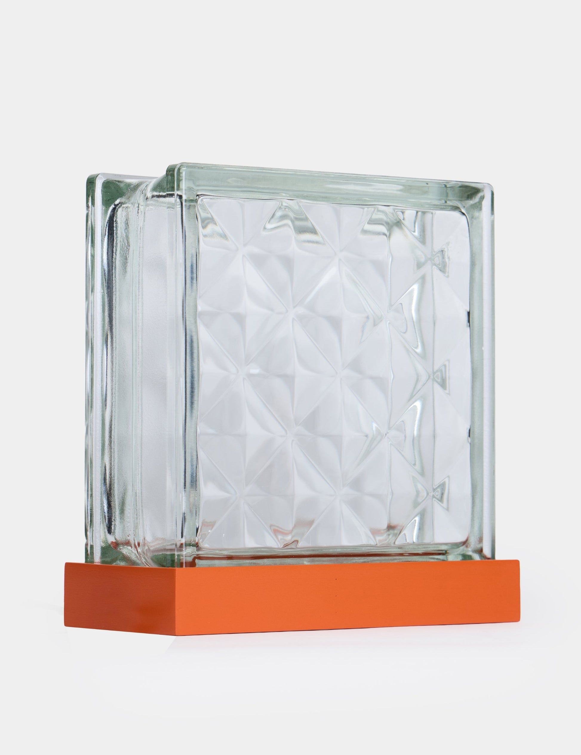 Mood Block Prizma Dekoratif Abajur - Turuncu-Masa Lambası-Maisonord-NowShopFun
