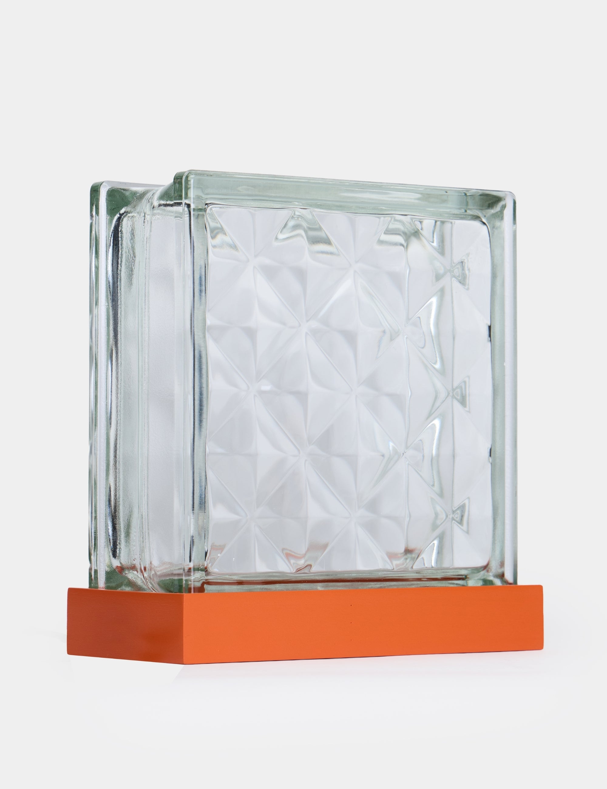 Mood Block Prizma Dekoratif Abajur - Turuncu-Masa Lambası-Maisonord-NowShopFun