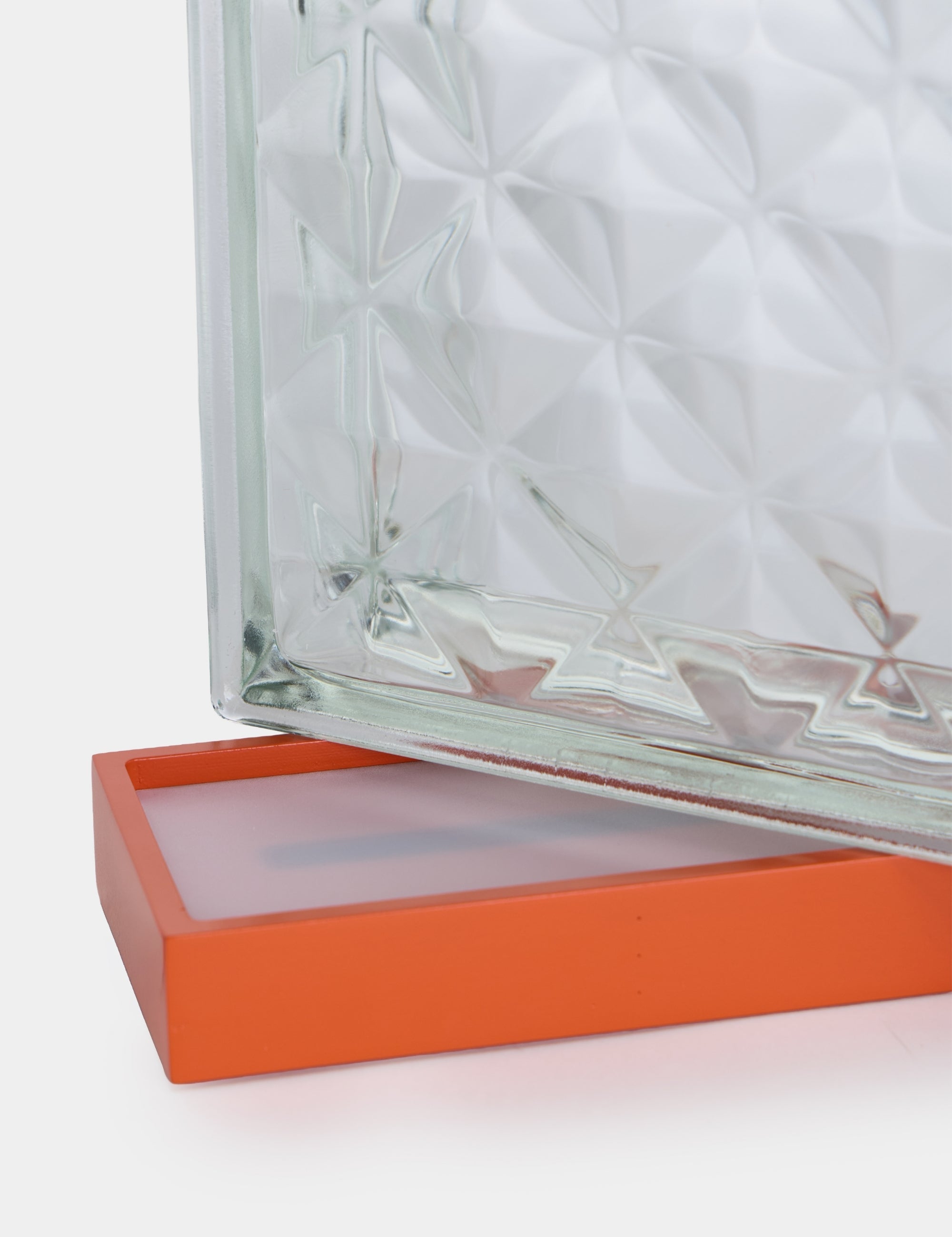 Mood Block Prizma Dekoratif Abajur - Turuncu-Masa Lambası-Maisonord-NowShopFun