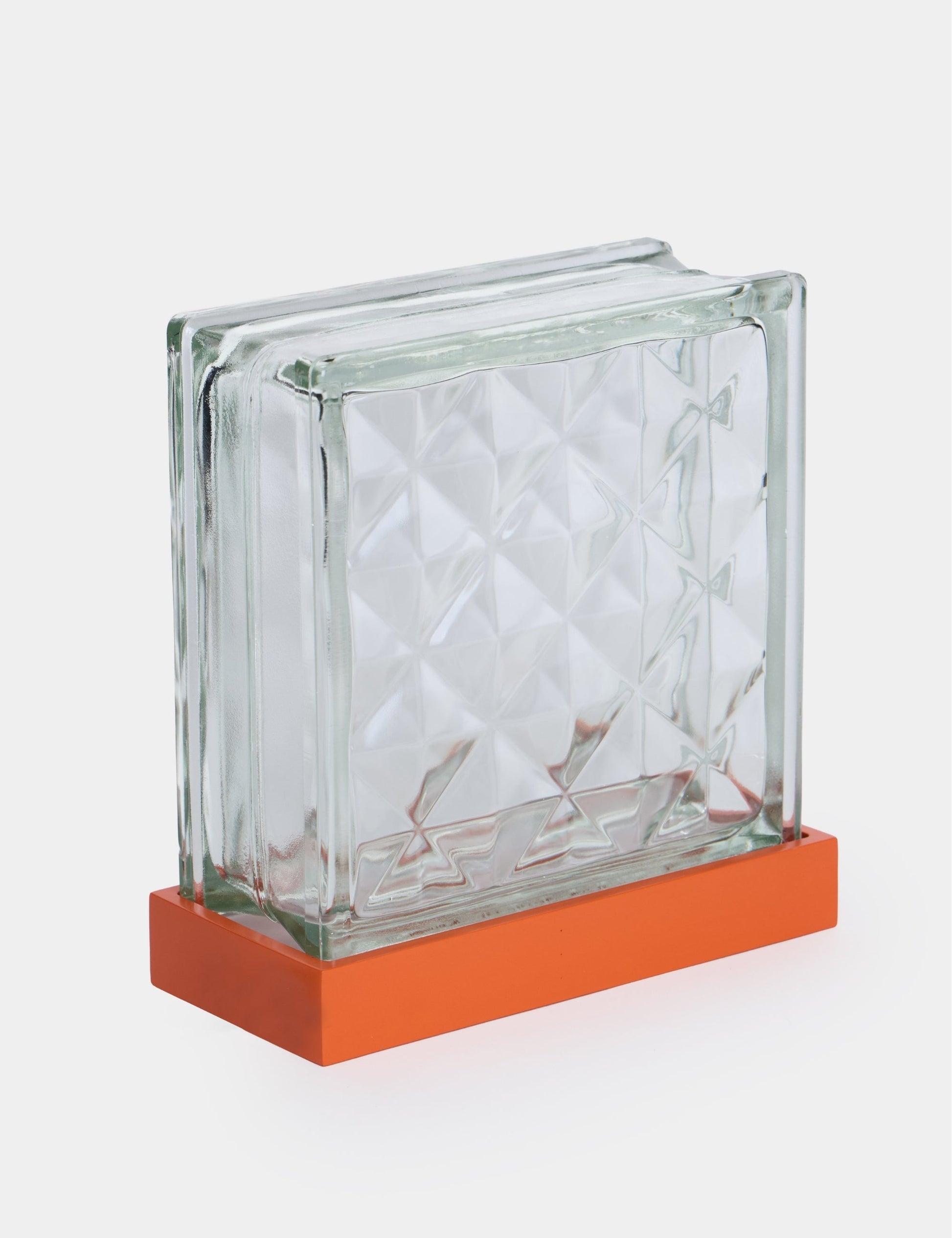 Mood Block Prizma Dekoratif Abajur - Turuncu-Masa Lambası-Maisonord-NowShopFun