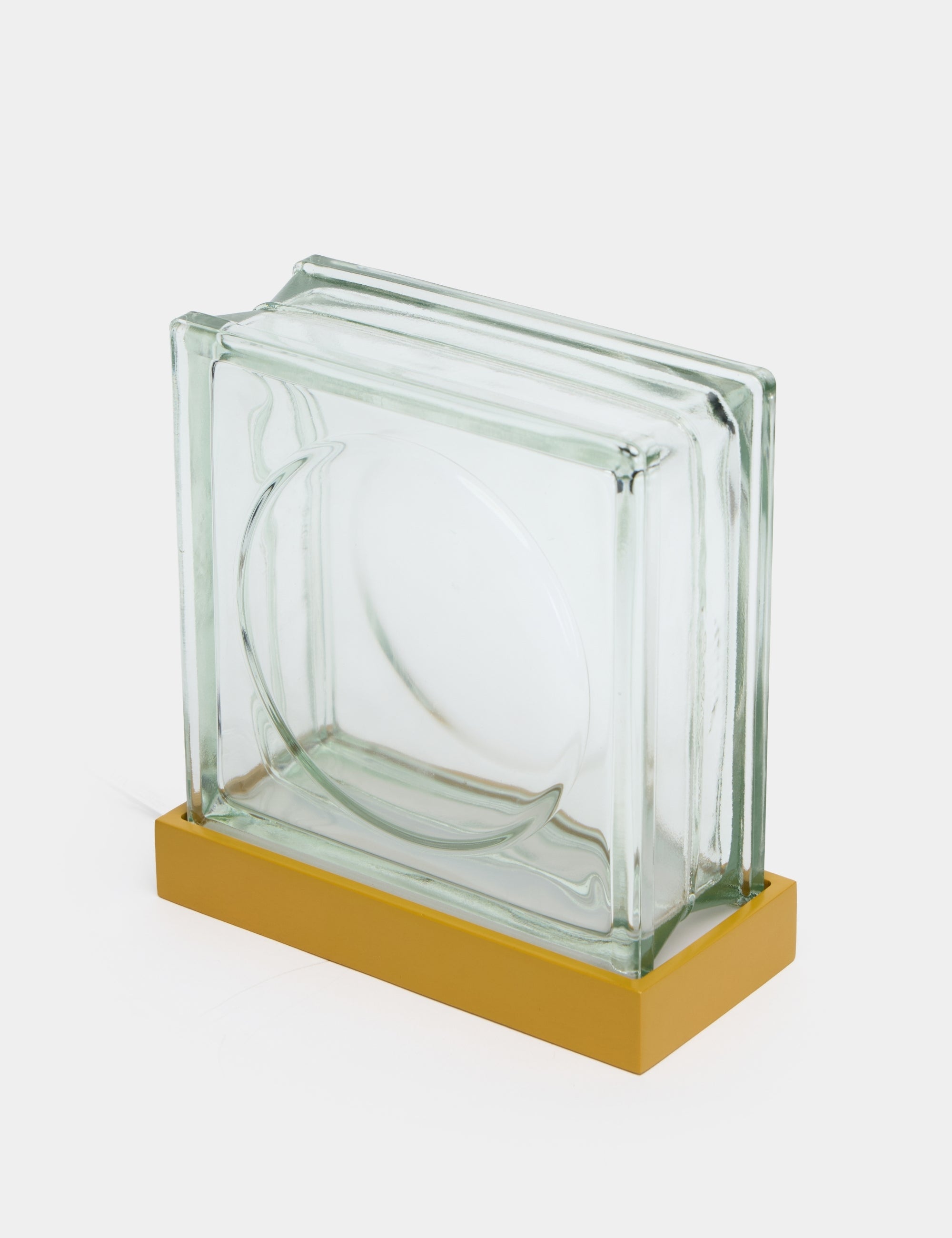 Mood Block Round Dekoratif Abajur - Hardal Sarısı-Masa Lambası-Maisonord-NowShopFun