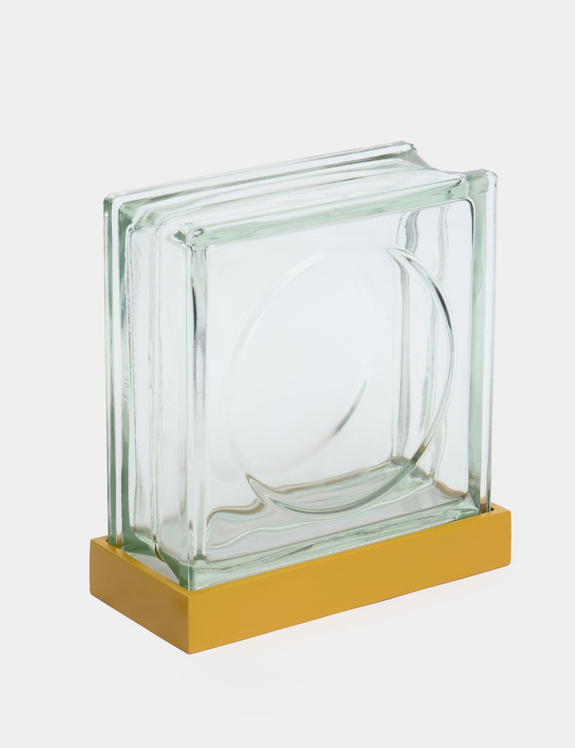 Mood Block Round Dekoratif Abajur - Hardal Sarısı-Masa Lambası-Maisonord-NowShopFun