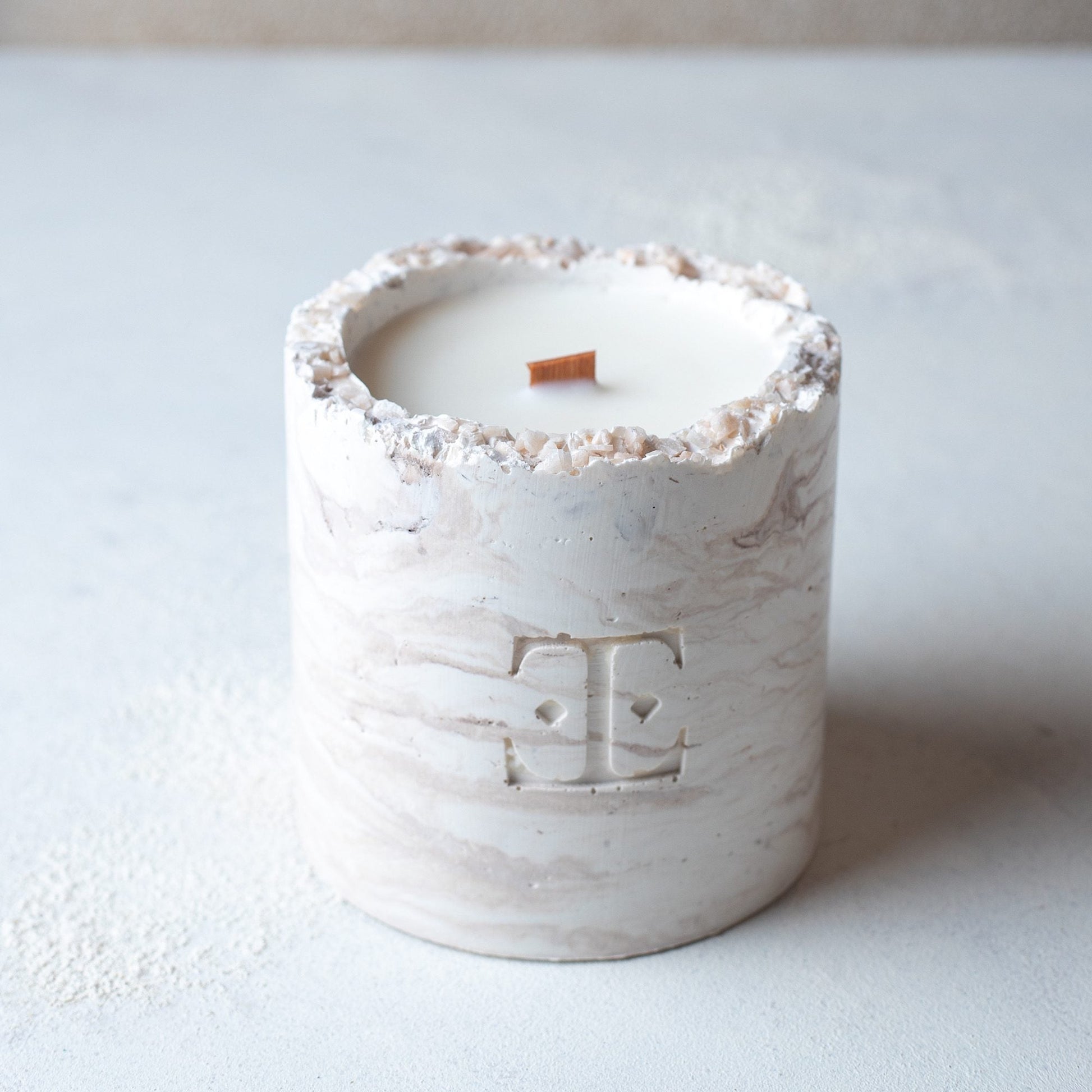 Moon And Fig Taşlı - Büyük Mum (300 G)