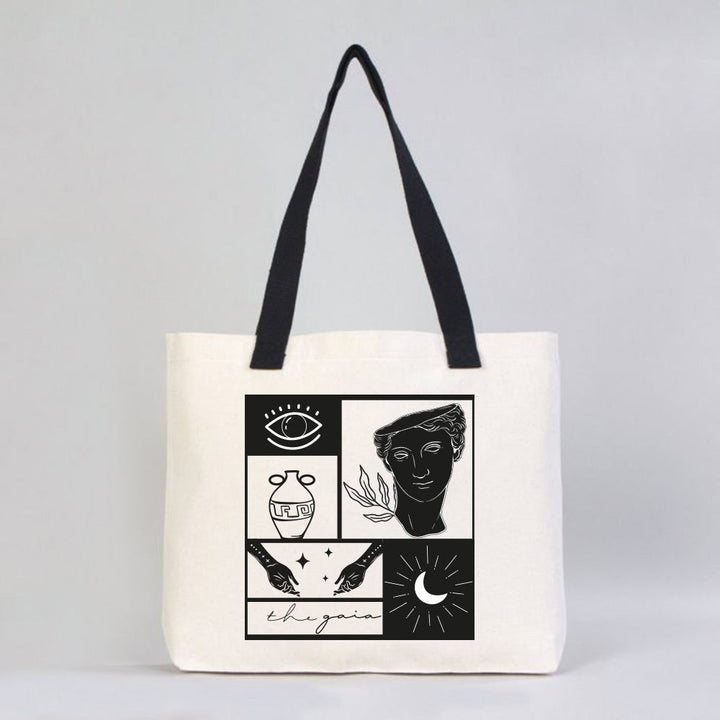 Moon Tote Çanta-Tote Çanta-The Gaia Designs-NowShopFun