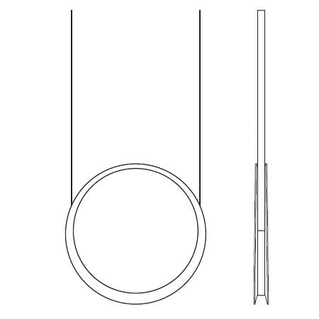 Moonlight Sarkit 1l Fossil Ø50xh200 Cm 1xledstrip 6.7w 2700k