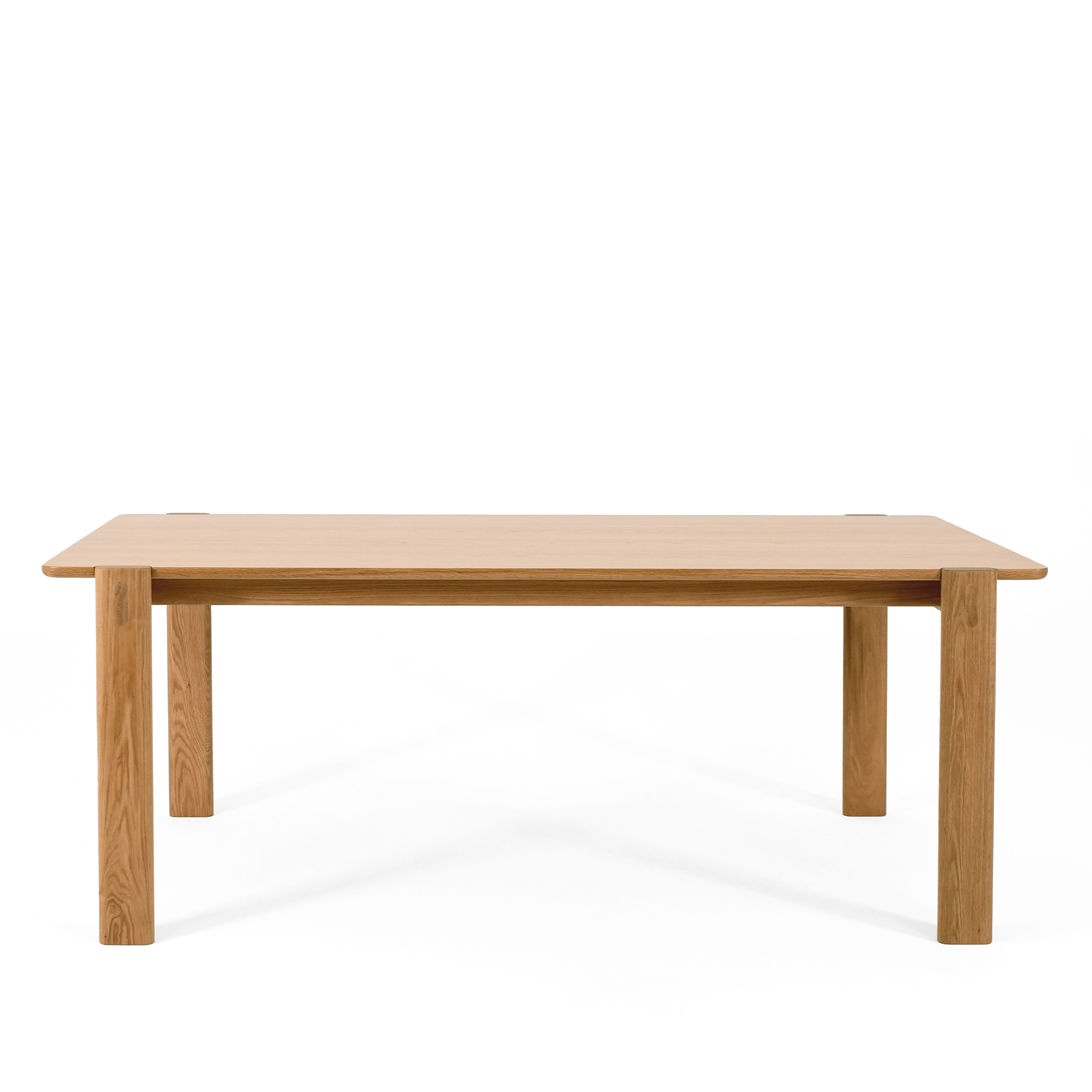 Moris Büyük Sabit Yemek Masası 90x200 Cm | Natürel Meşe