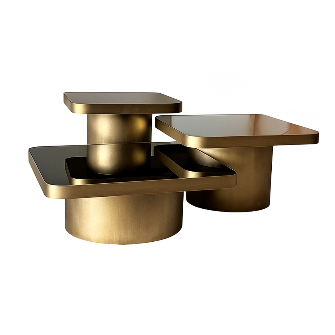 Quadratura 3'lü Orta Sehpa