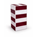 Moz-art Bordo-Beyaz Seramik Yan Sehpa-Yan Sehpa-Monomod Studio-NowShopFun