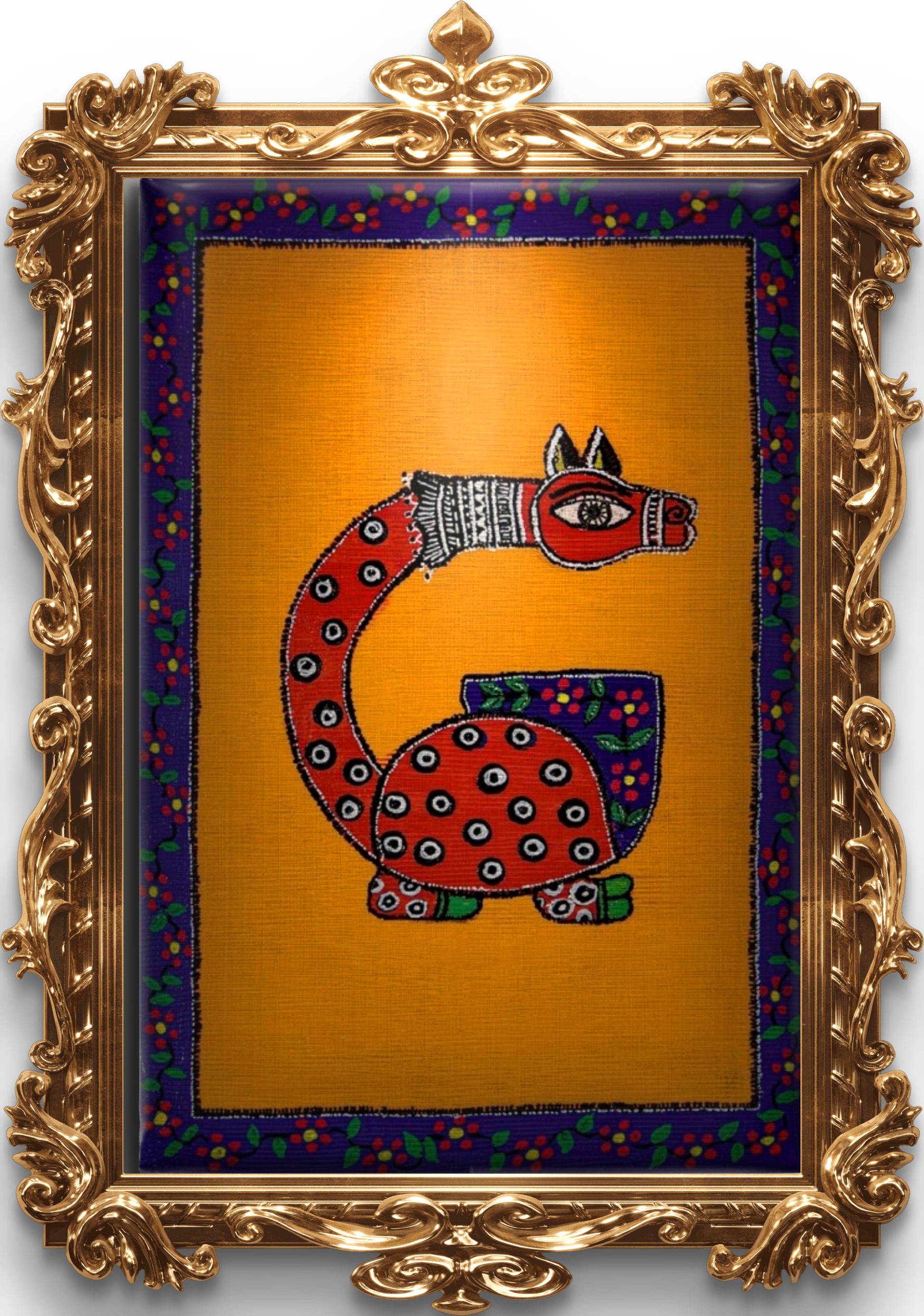 Mrs. Deve Tablo El Yapımı Ahşap Üzerine Akrilik Duvar Dekoru