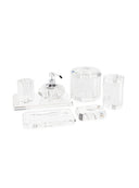 Myra Kristal Banyo Complete Set Gümüş - 7 Parça