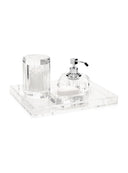 Myra Kristal Banyo Core Set Gümüş - 4 Parça