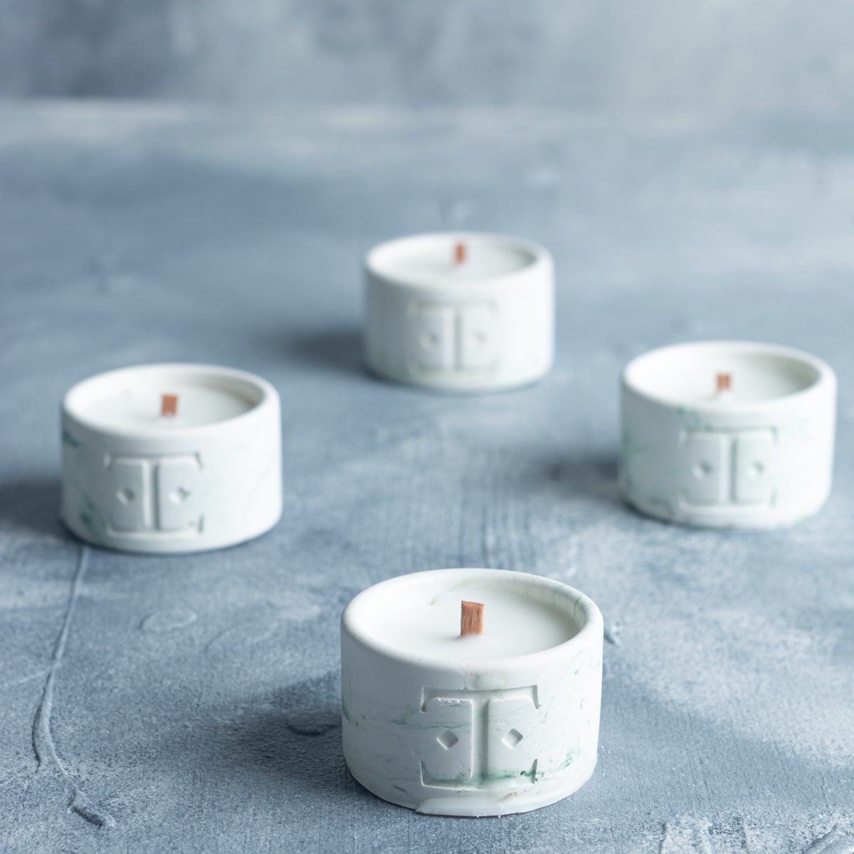 Mystic Green Mini 4’Lü Mum Seti