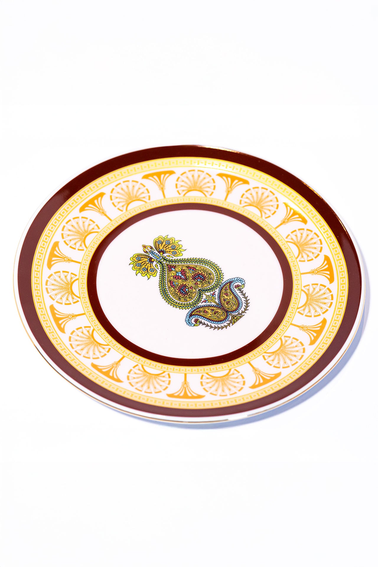 Mystic İndia Burgundy Servis Tabak (2'li Set)