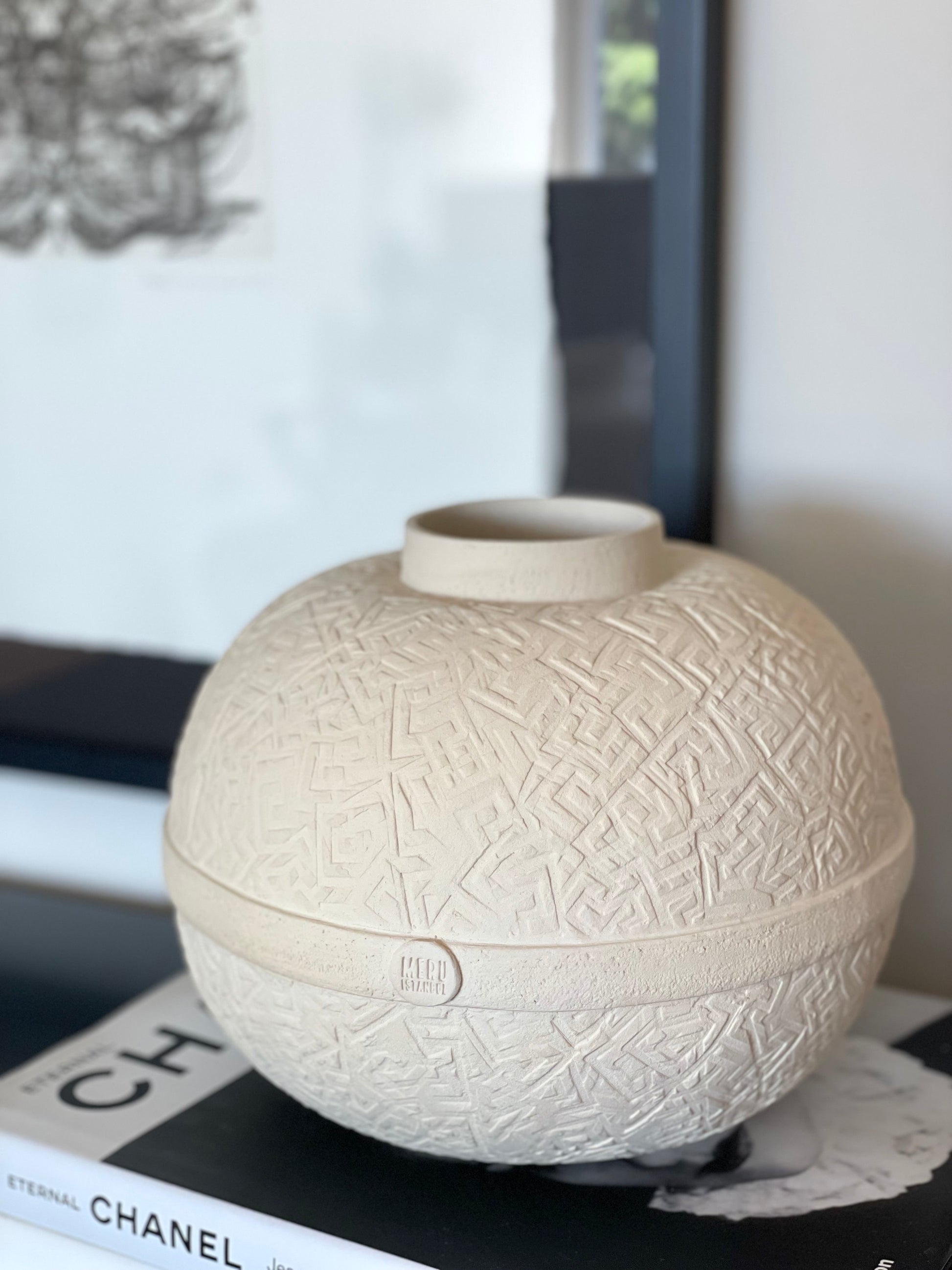 Mythos Round Seramik Obje