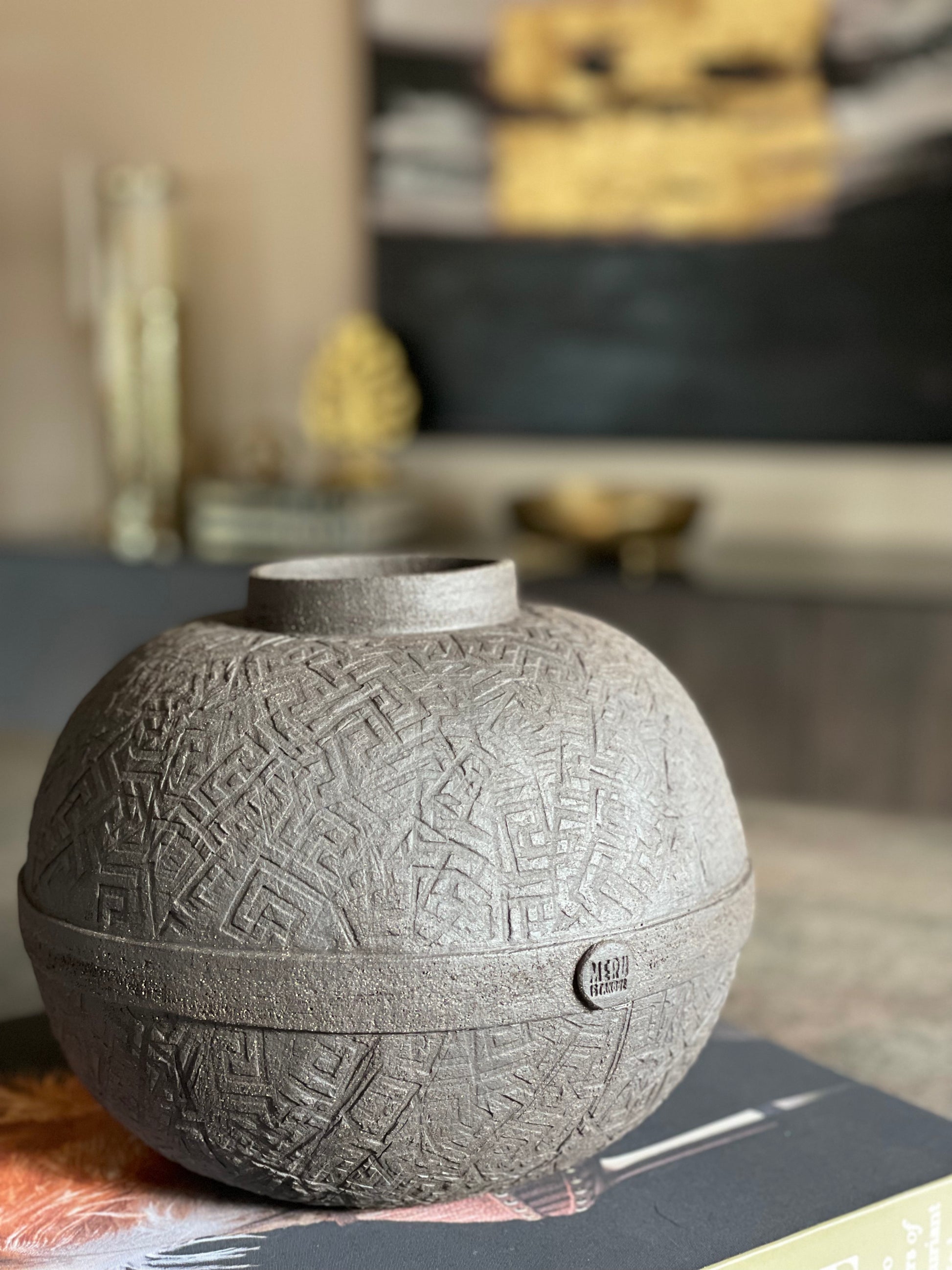 Mythos Round Seramik Obje