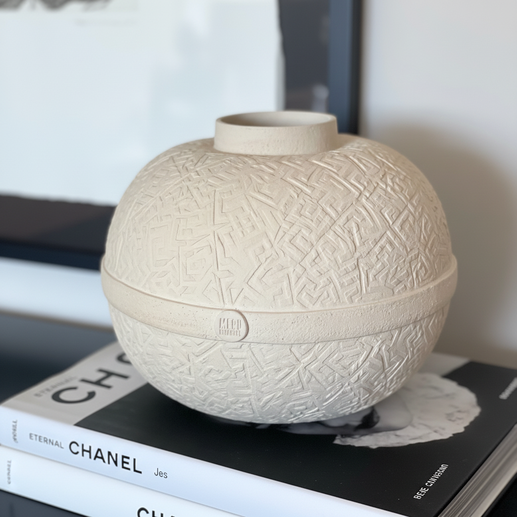 Mythos Round Seramik Obje