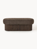 Nala Depolama Alanlı Modern Kumaş Kaplı Bench