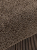 Nala Depolama Alanlı Modern Kumaş Kaplı Bench