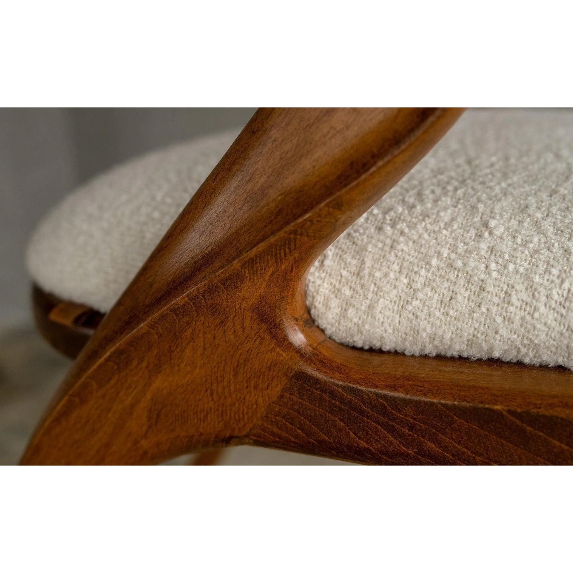 Nana Ceviz Ahşap Sandalye Küçük