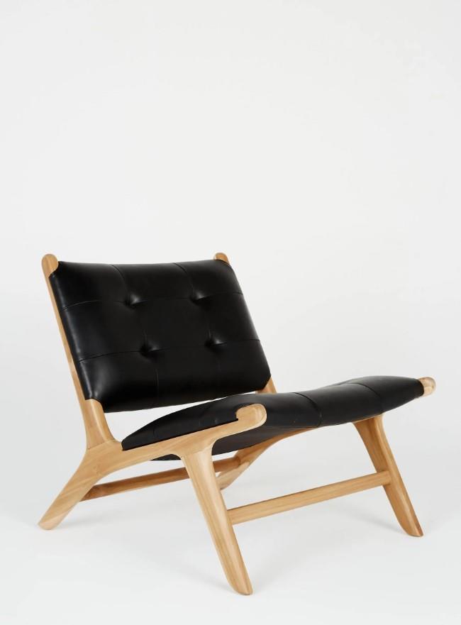 Davina Real Leather Armchair