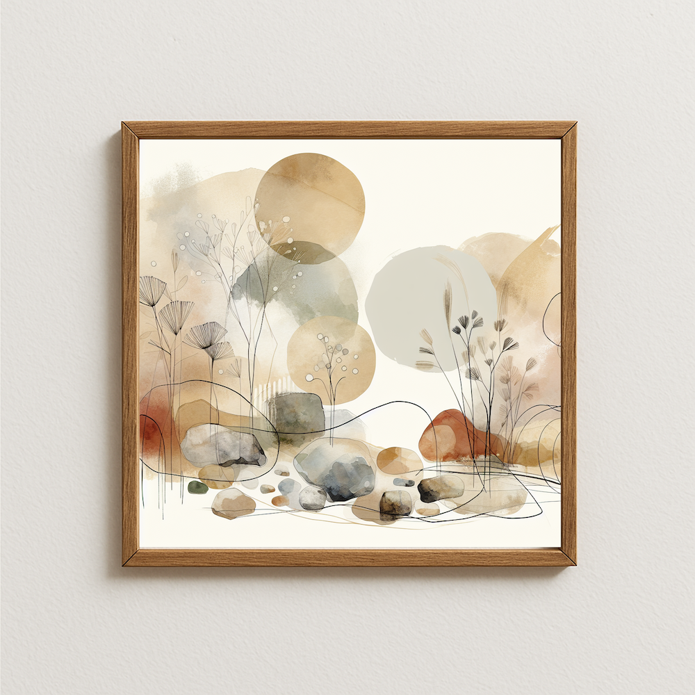 Natura Çerçeveli Tablo