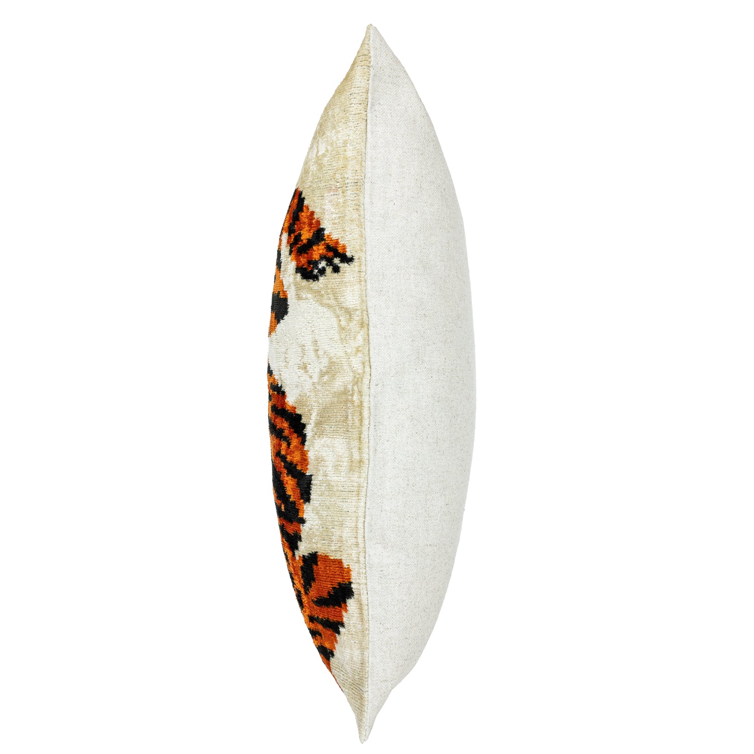 Navoi Kaplan Desenli İkat Kırlent 60x40 cm-Yastık & Kırlent-Soho Antiq-NowShopFun