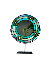 Nebula Verde Vitray Ayna-Vitray Ayna-Maja Glass-NowShopFun