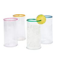 Nell Highball Bardak Karışık 4lü Set Çok Renkli-Juliska İçecek & Bar-Juliska-NowShopFun