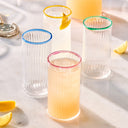 Nell Highball Bardak Karışık 4lü Set Çok Renkli-Juliska İçecek & Bar-Juliska-NowShopFun
