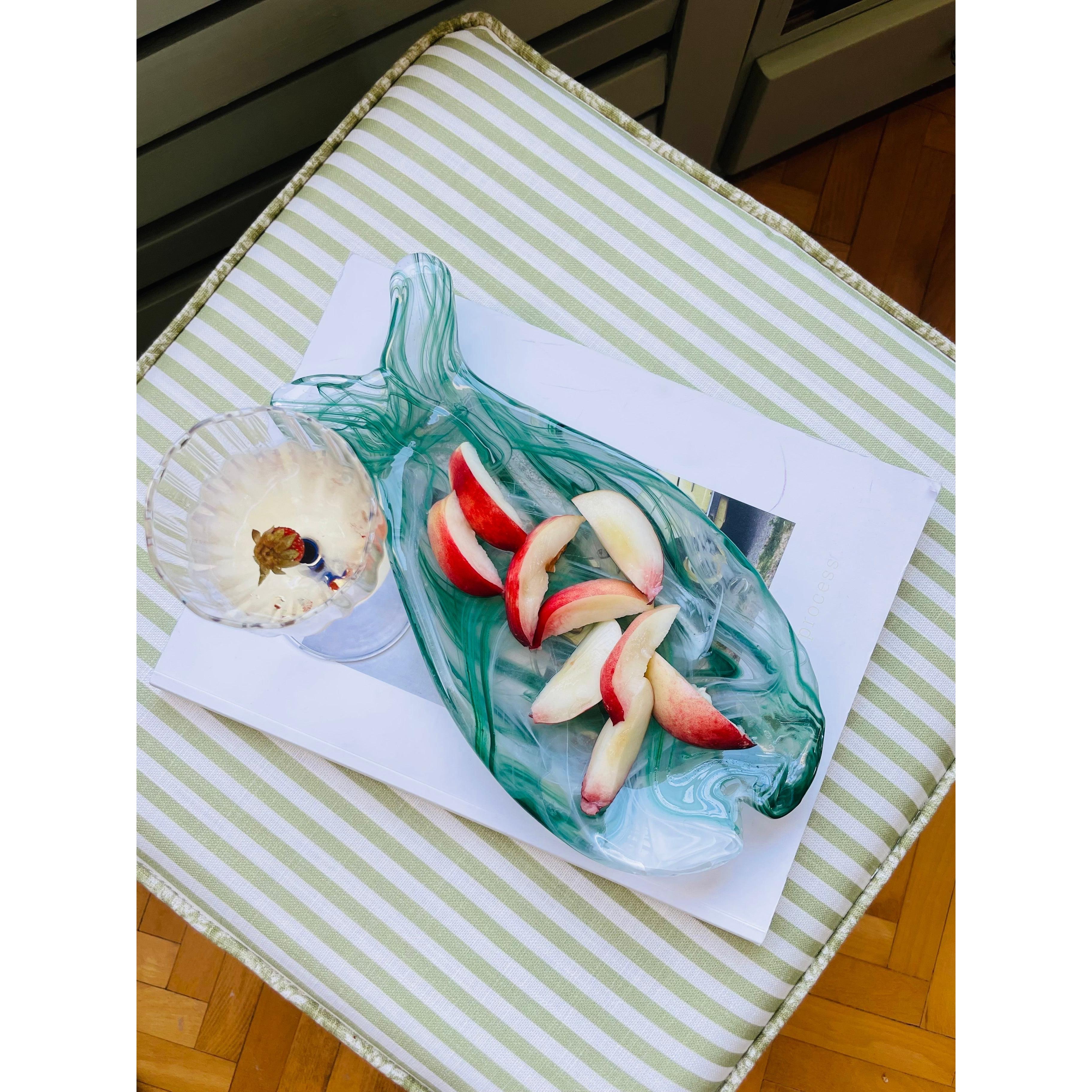 Nemo, %100 Üfleme Cam Balık Sunum Tabağı