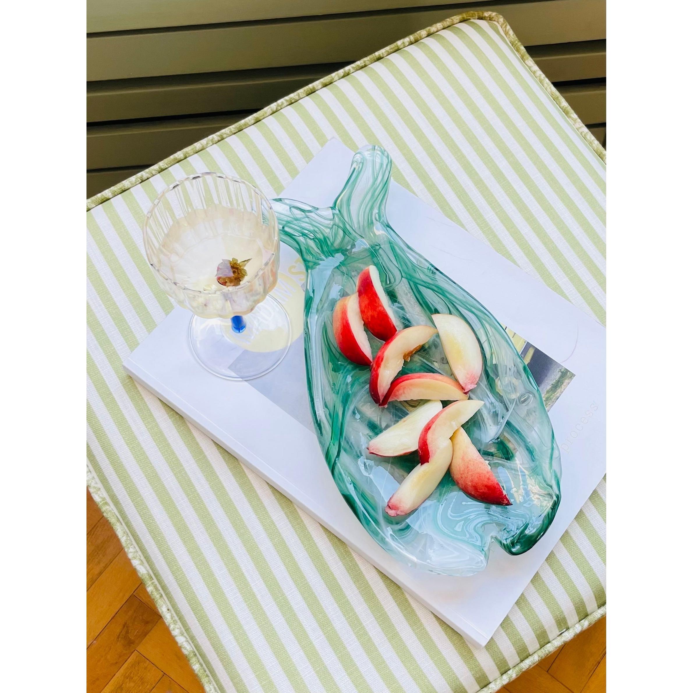 Nemo, %100 Üfleme Cam Balık Sunum Tabağı