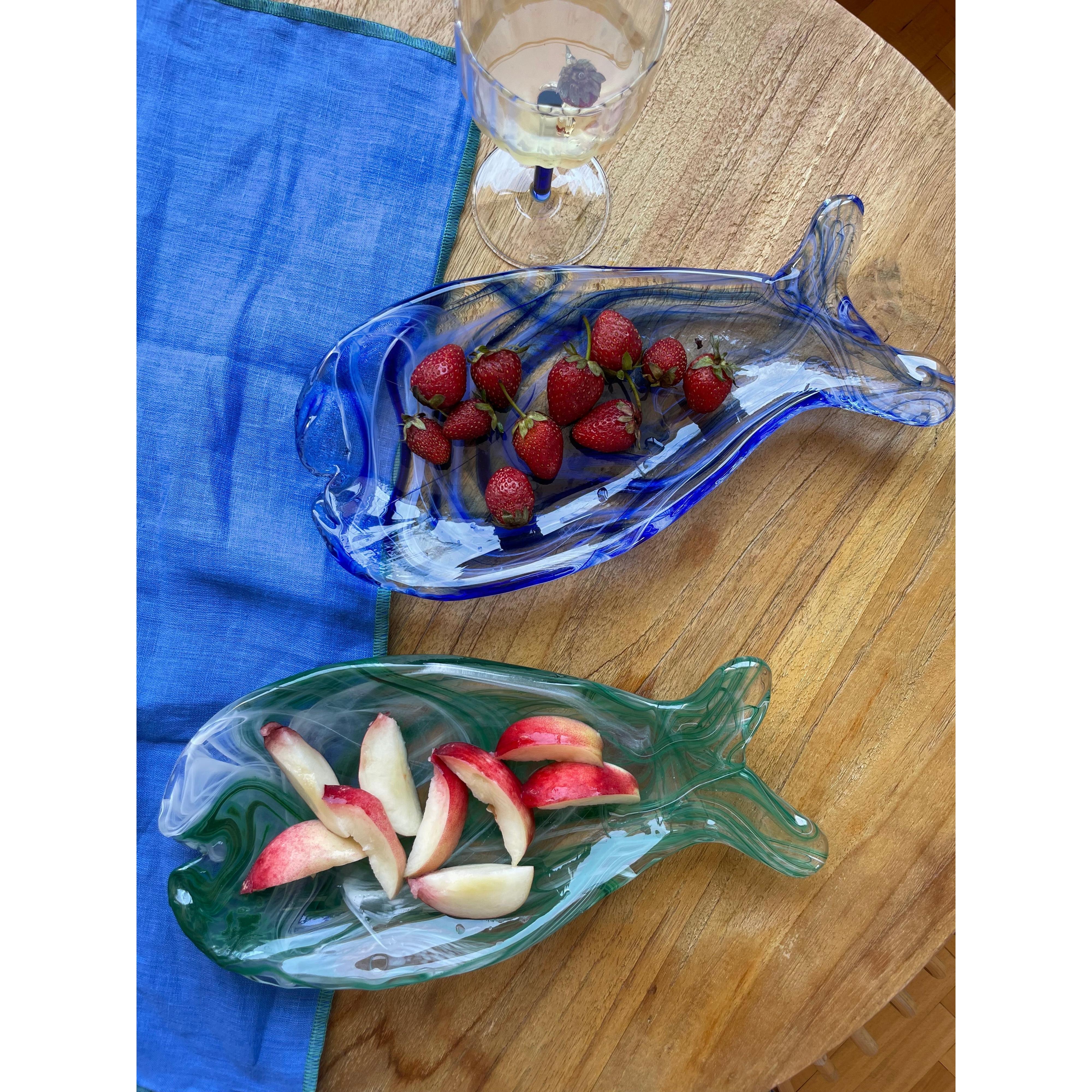 Nemo, %100 Üfleme Cam Balık Sunum Tabağı