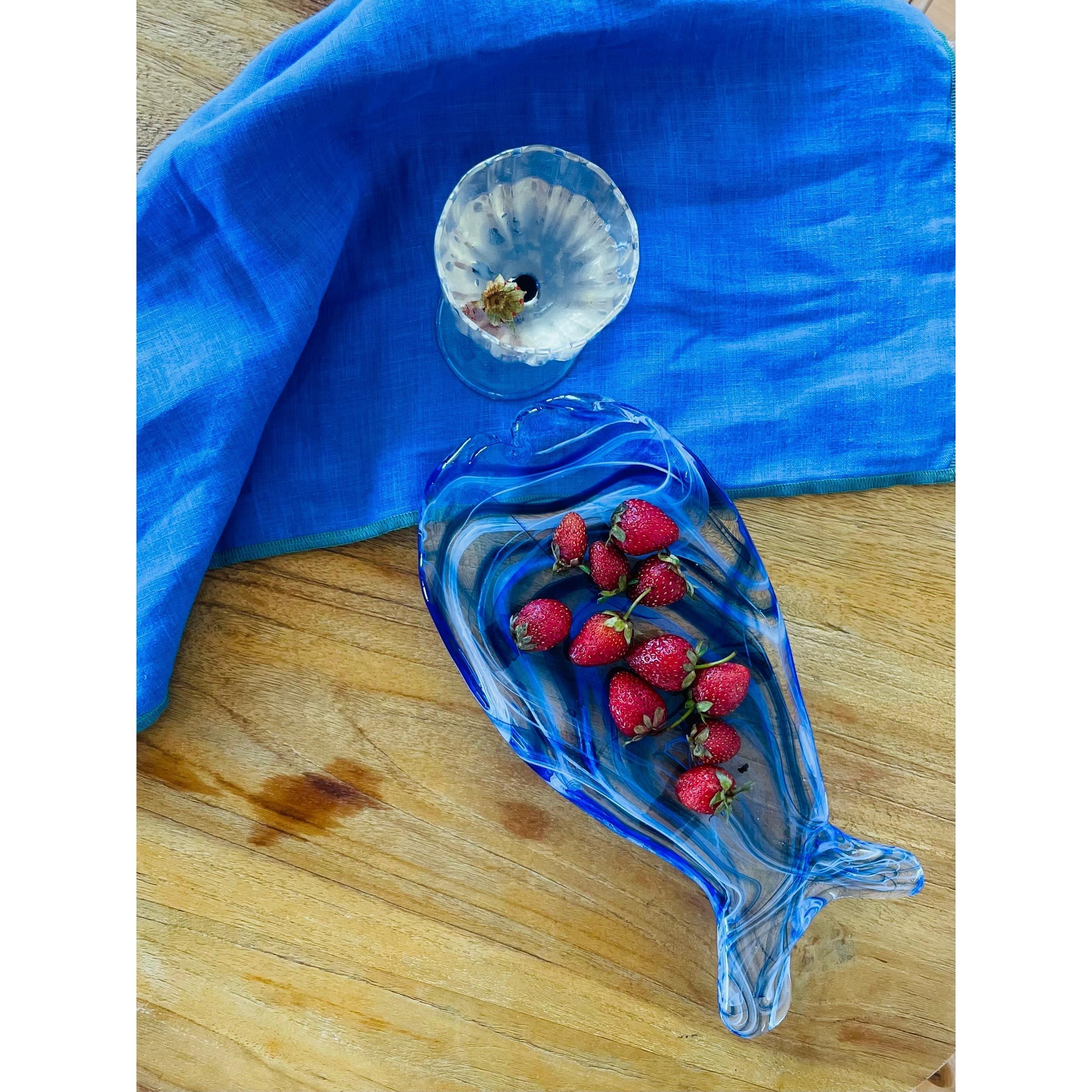 Nemo, %100 Üfleme Cam Balık Sunum Tabağı