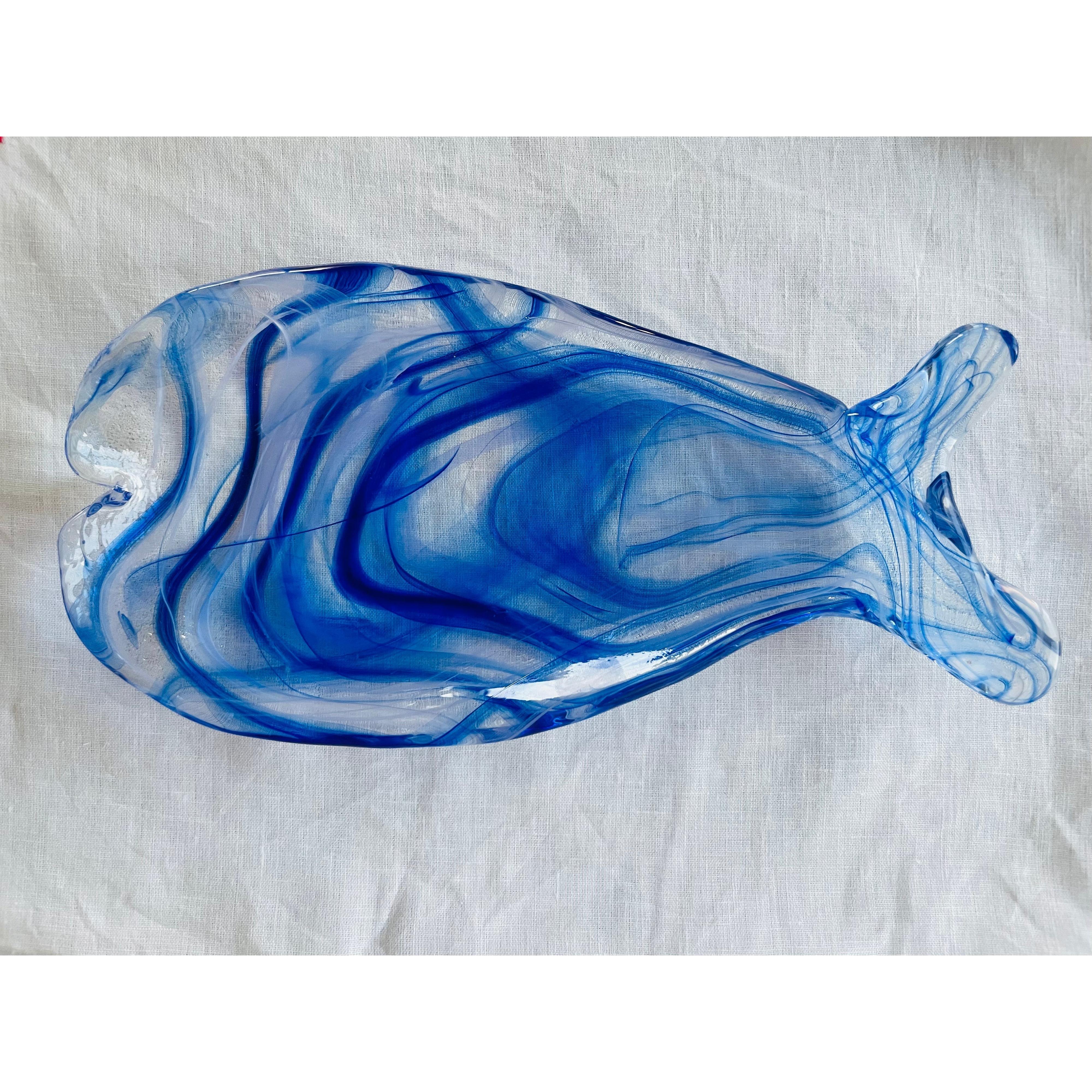 Nemo, %100 Üfleme Cam Balık Sunum Tabağı