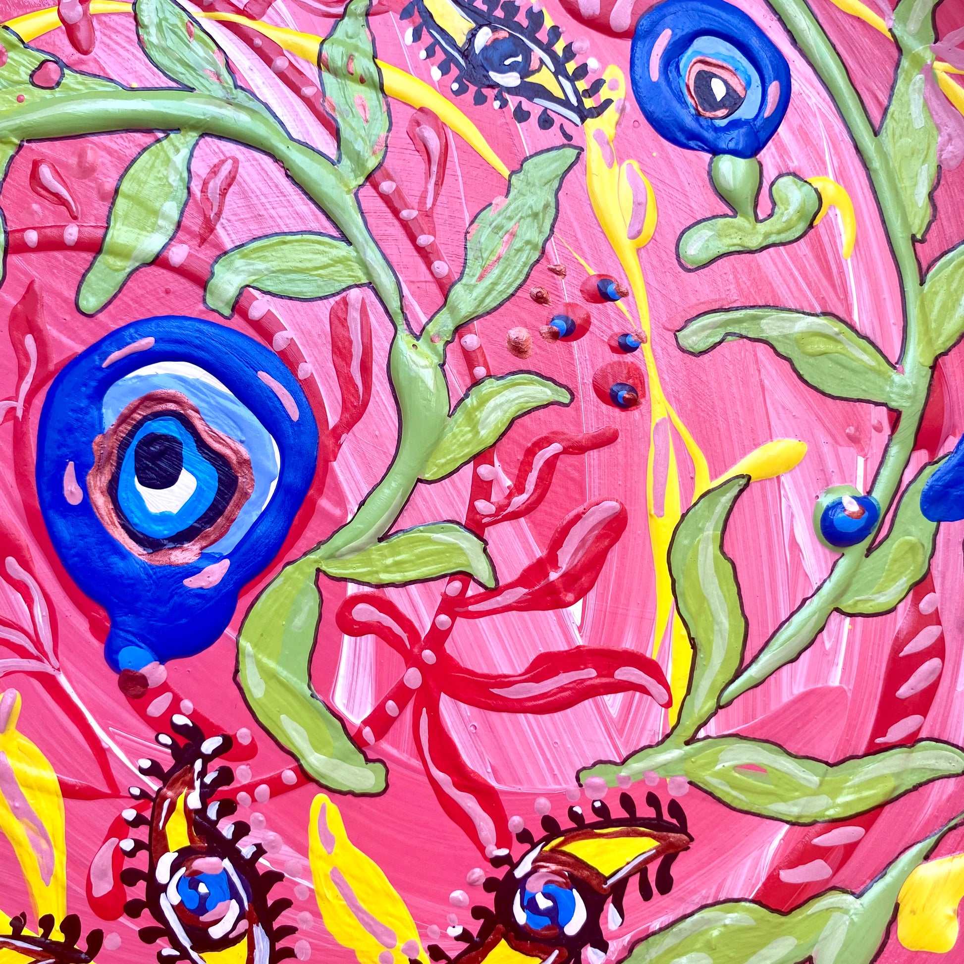 Neon Evil Eye Tabak