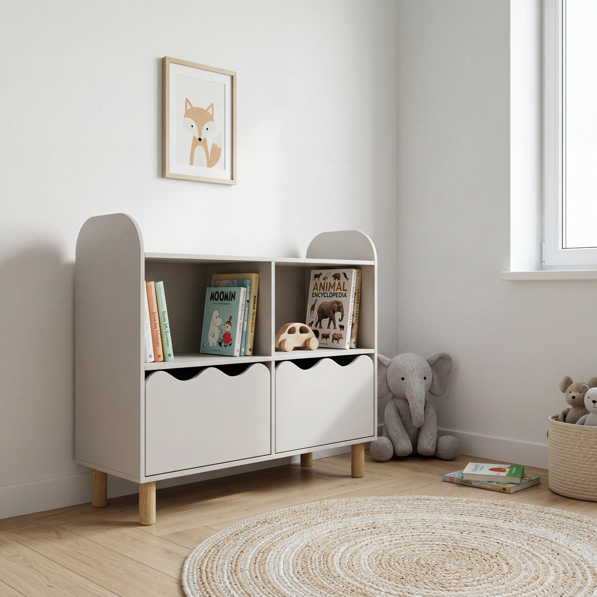 Nero Çiftli Dolap-Dolap-Vuvito-Pastel Turuncu-NowShopFun