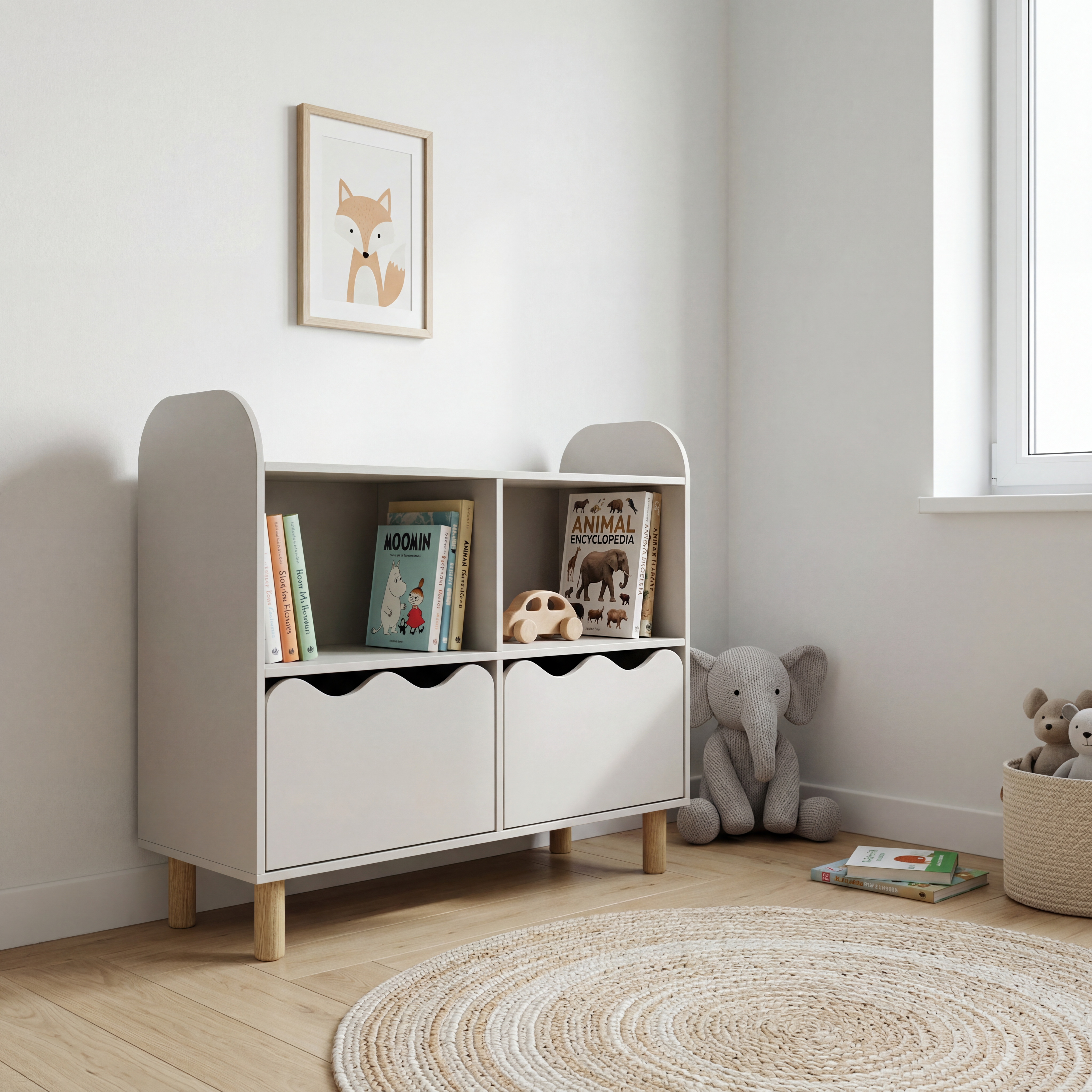 Nero Çiftli Dolap-Dolap-Vuvito-Pastel Turuncu-NowShopFun