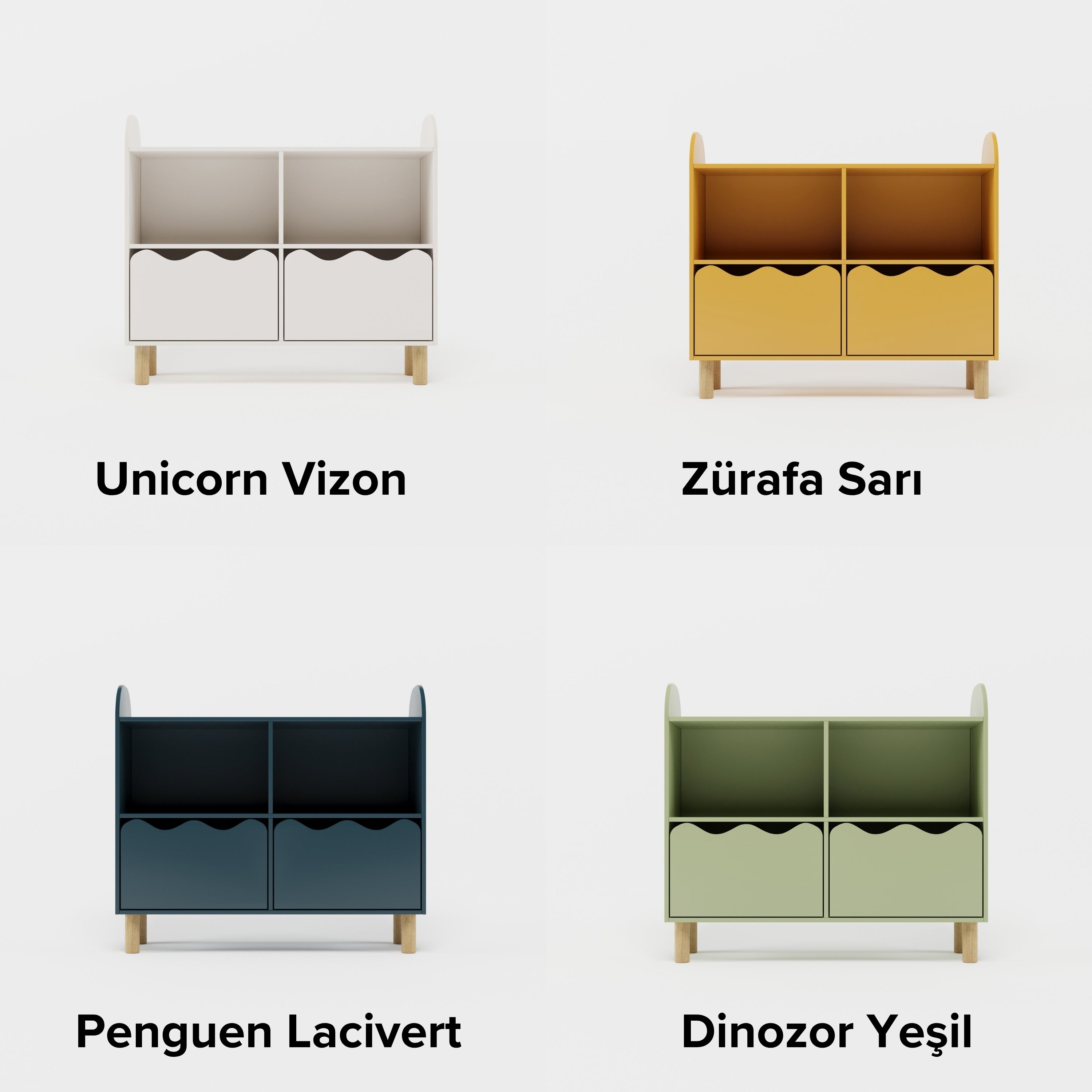 Nero Çiftli Dolap-Dolap-Vuvito-Pastel Turuncu-NowShopFun
