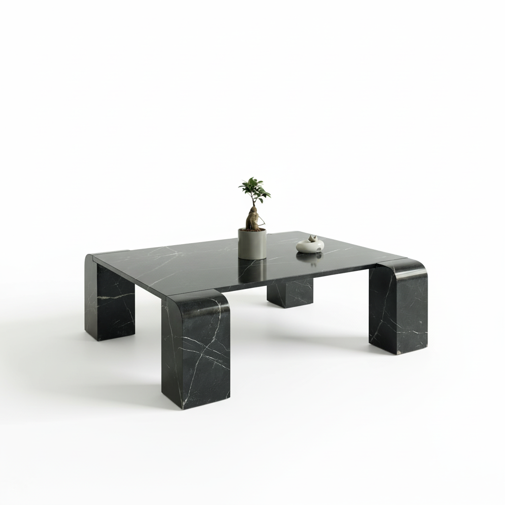 Nero Marquina Orta Sehpa
