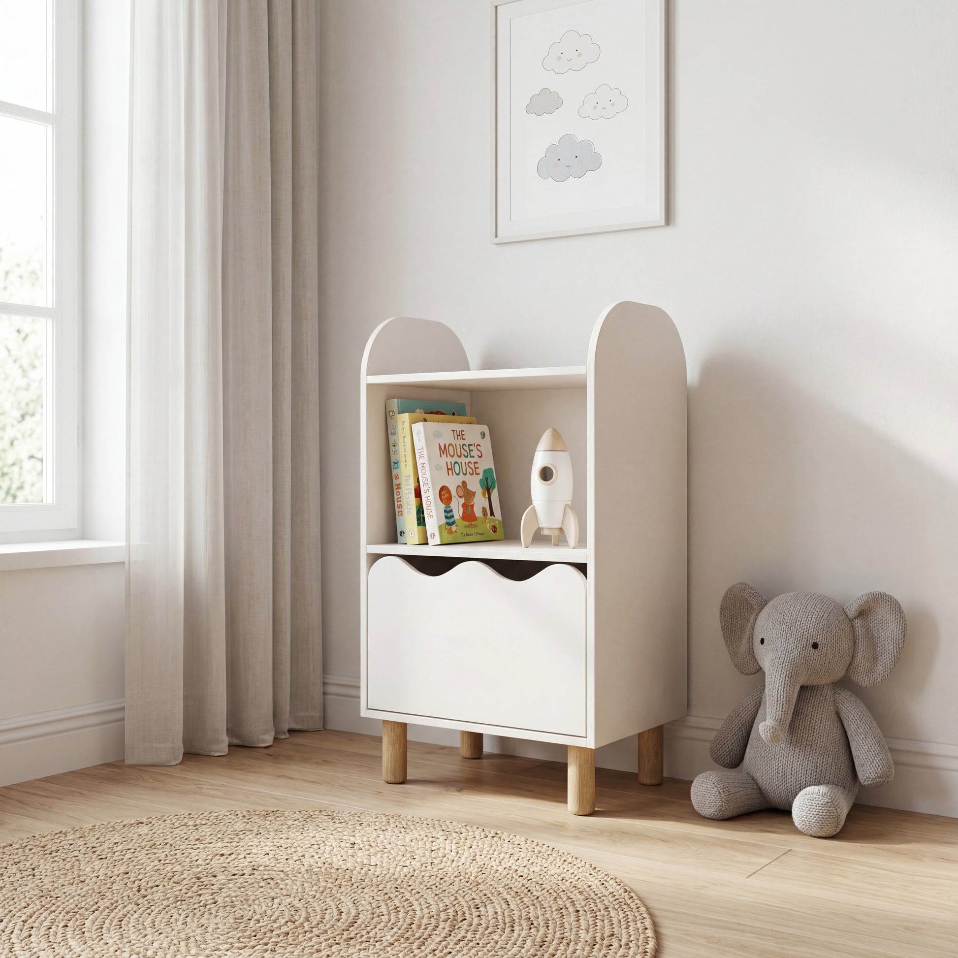 Nero Tekli Dolap-Dolap-Vuvito-Pastel Turuncu-NowShopFun