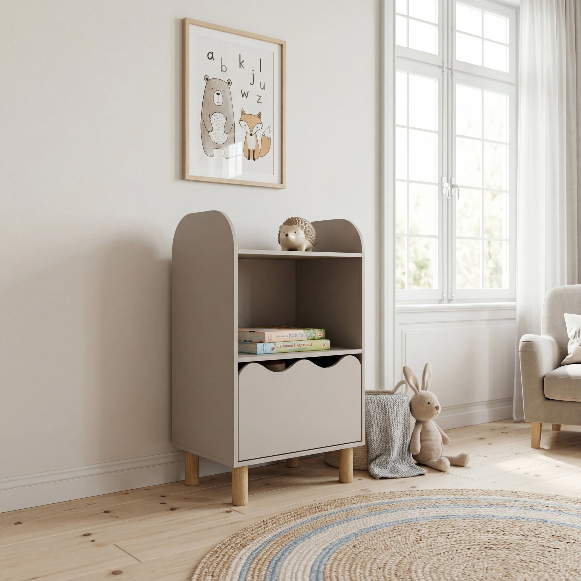 Nero Tekli Dolap-Dolap-Vuvito-Pastel Turuncu-NowShopFun